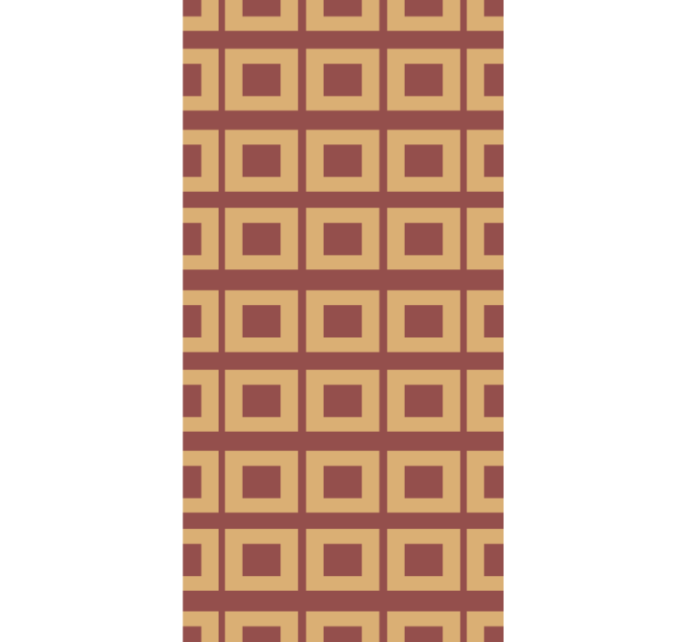 Rollo fenster mit muster geometrisches quadratmuster - TenStickers