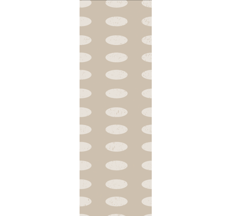 Rollo Fenster mit Muster ovaler musterkontrast - TenStickers