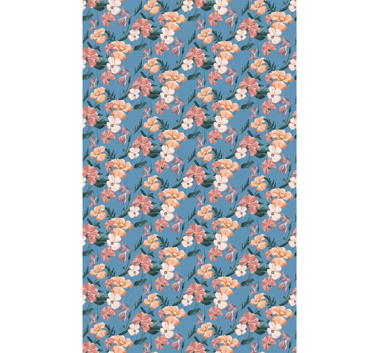 Rollo Fenster Blumen und Pflanzen blumenmuster freude - TenStickers