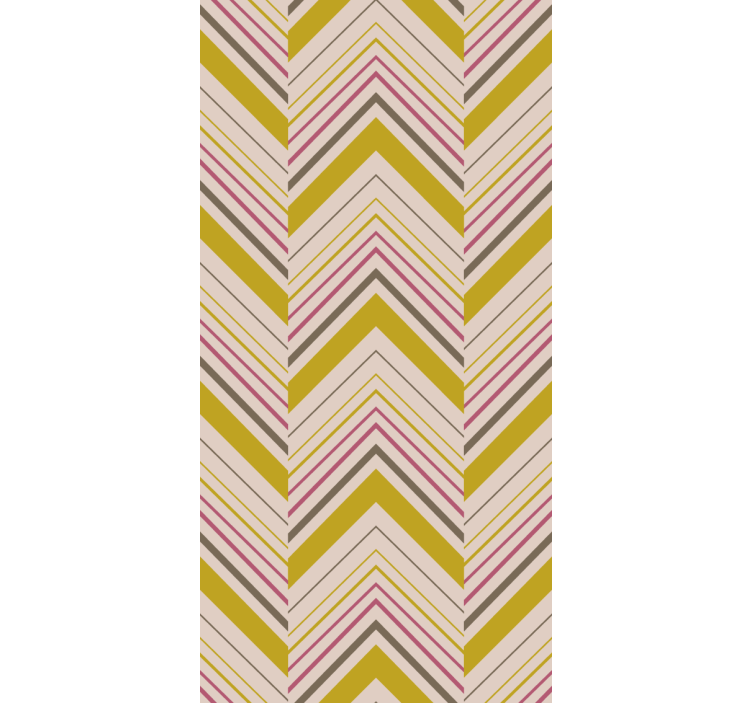 Rollo fenster mit muster chevron-musterlagen - TenStickers