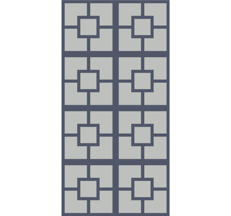 Fenster Rollo Modern geometrisches quadratisches thema - TenStickers