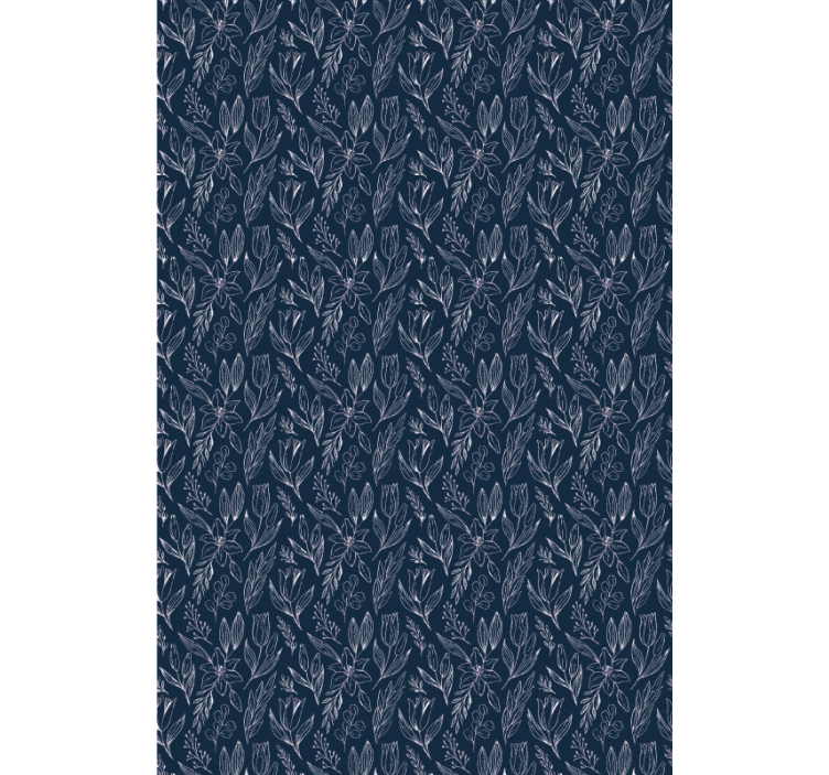 Rollo Fenster Blumen und Pflanzen eleganz mit floralem motiv - TenStickers