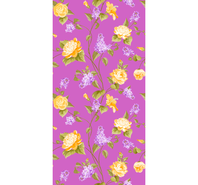Rollo fenster blumen und pflanzen floralblütenfenster - TenStickers