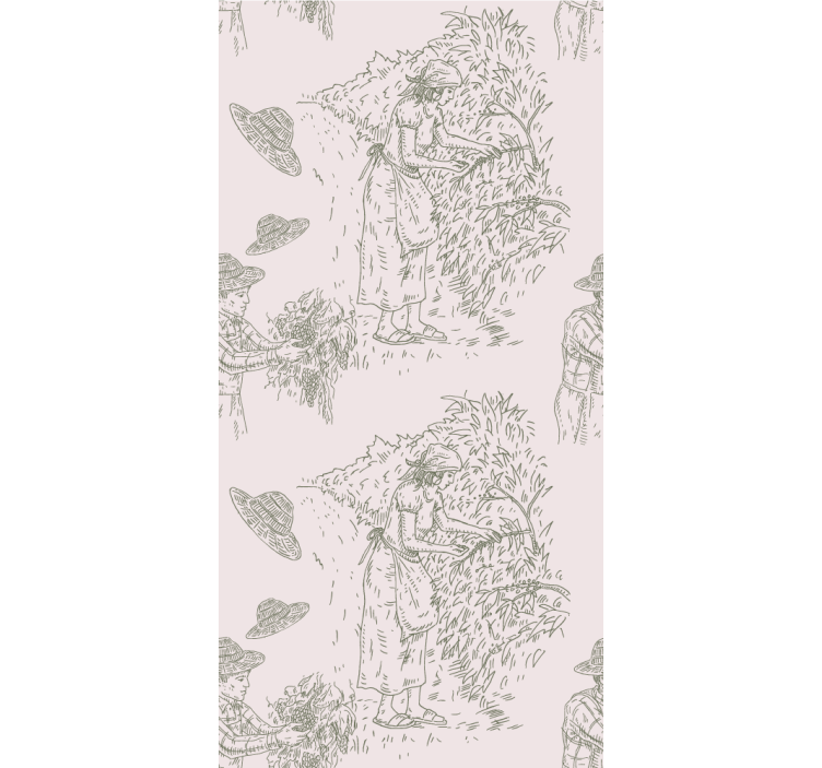 Rollo Fenster Elegant ernteszene vintage - TenStickers