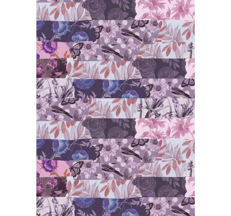 Blumen Rollo Blumen Collage - TenStickers