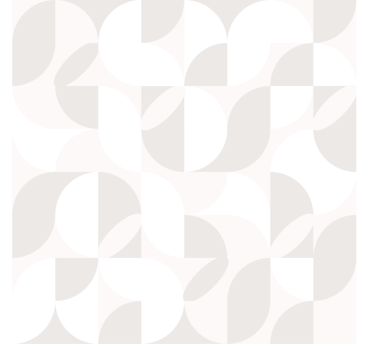 Fenster Rollo modern Wohnzimmer mit Retro Muster weiß - TenStickers