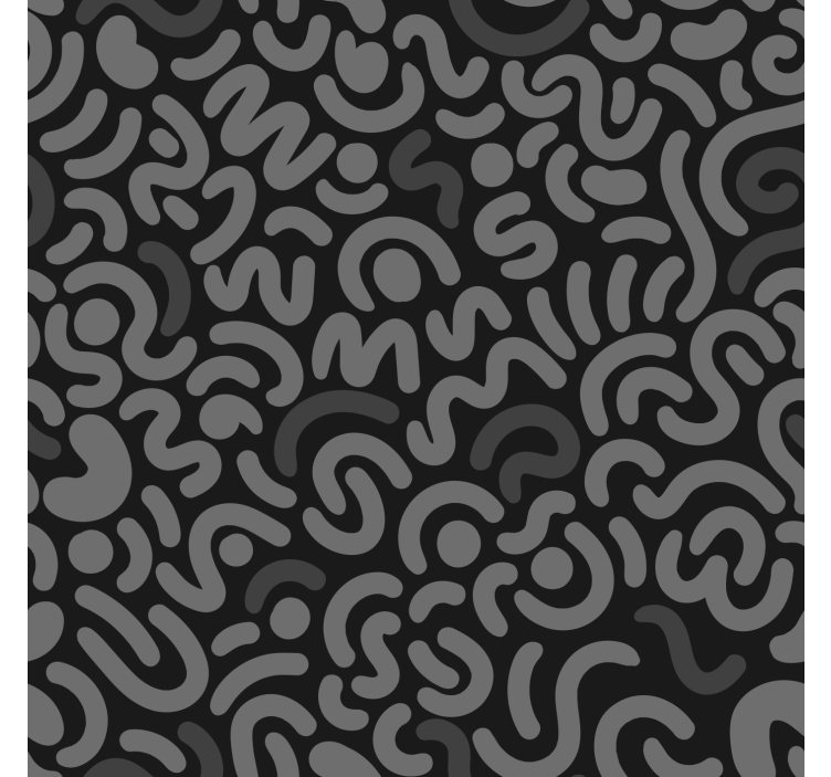 Fenster Rollo modern abstrakte Linien schwarz - TenStickers