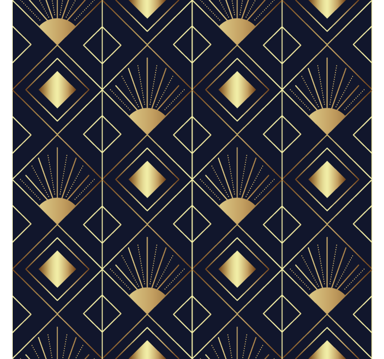 Rollo Fenster Elegant art-déco-stil - TenStickers