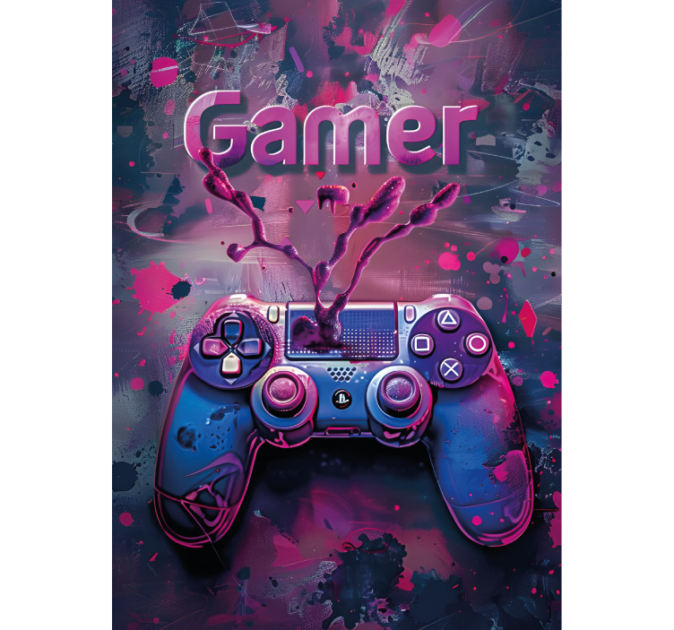 Gamer rollo  3d-effekt - TenStickers