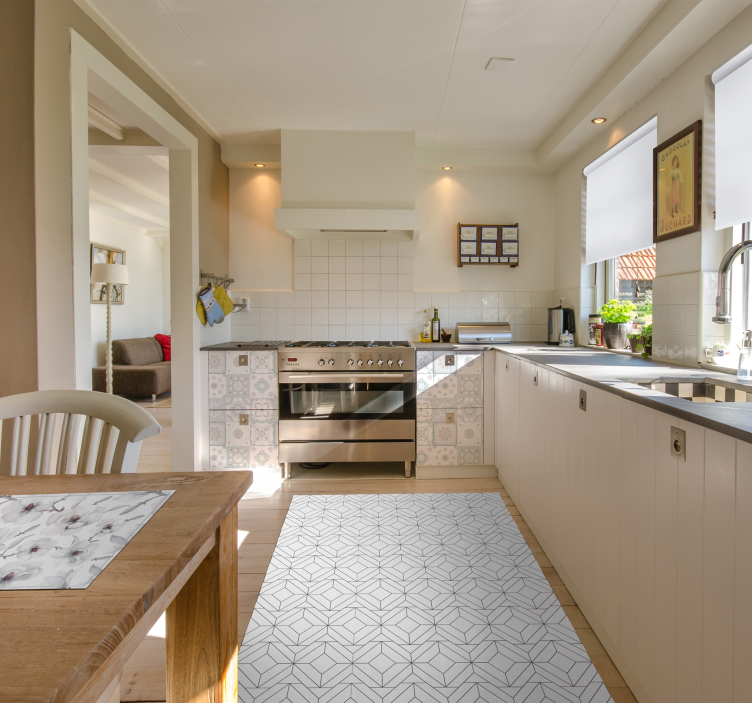 Wohnzimmer Rollos Weiß Blackout - TenStickers