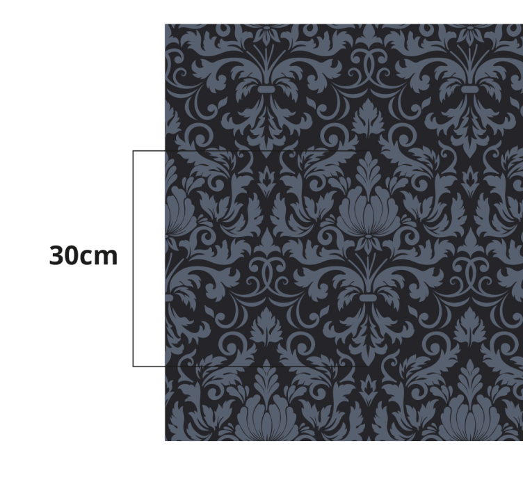 Klassisches Rollo Damask Ornamente  - TenStickers