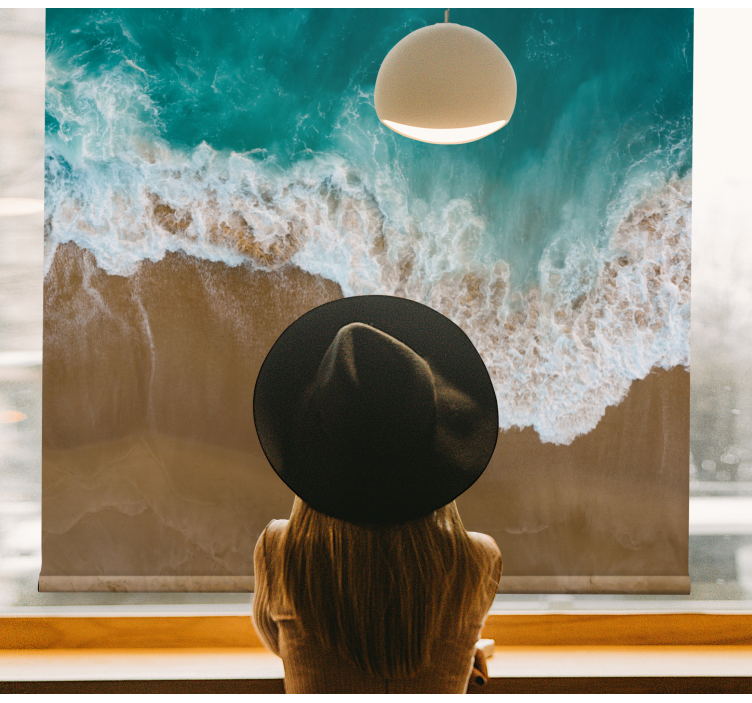 Originelles Rollos Ozean und sand schmelzen - TenStickers