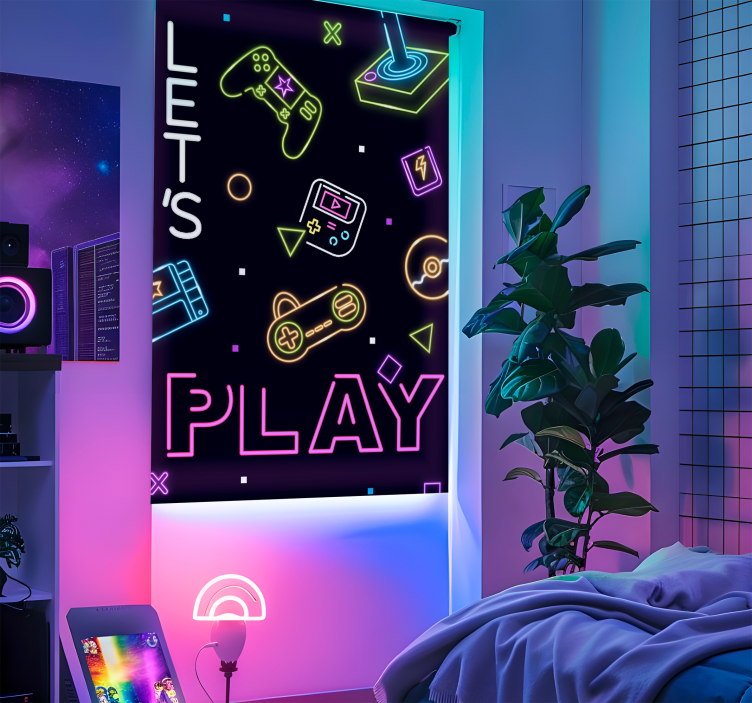 Gamer rollo neonsteuerung - TenStickers