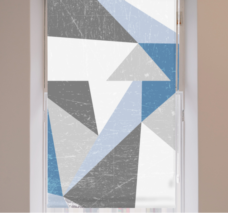 Fenster Rollo Modern geometrische formen kunst - TenStickers