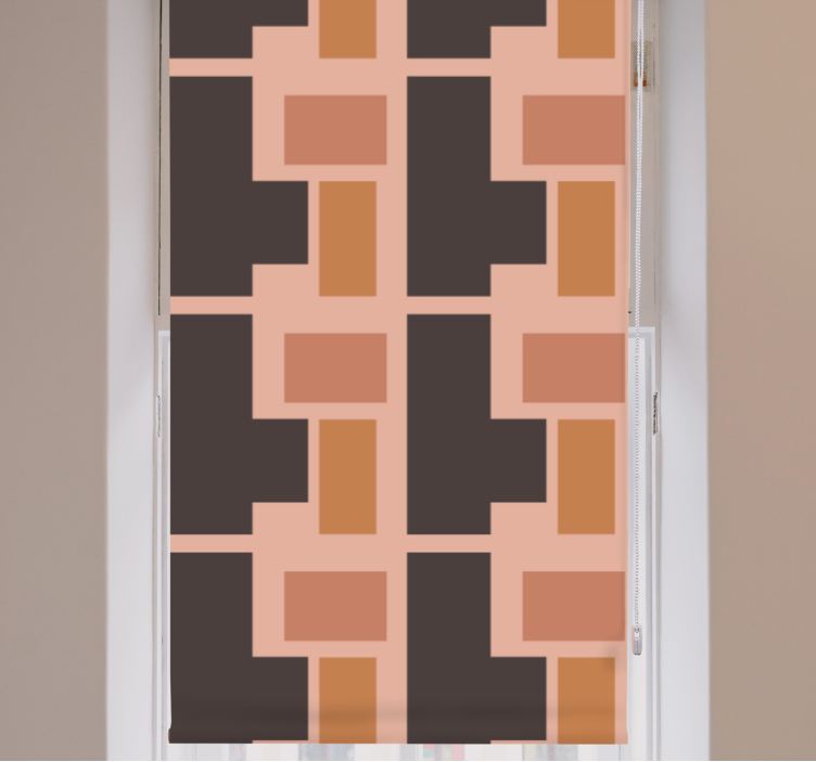 Fenster Rollo Modern geometrisches formmuster - TenStickers