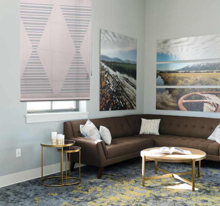 Fenster Rollo Modern elegantes streifenmuster - TenStickers