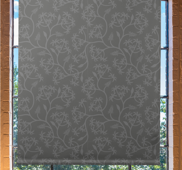 Rollo Fenster Blumen und Pflanzen botanisches klettermotiv - TenStickers