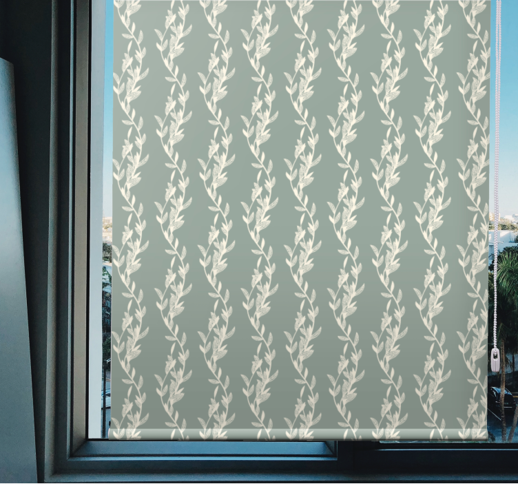 Rollo Fenster Elegant weinrebenmuster - TenStickers