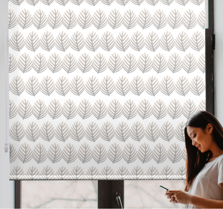 Rollo Fenster Blumen und Pflanzen laubmotiv-arrangement - TenStickers