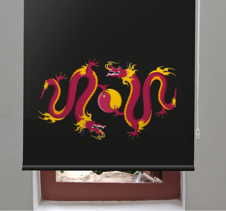 Rollo Fenster Tiermuster majestätisches drachendesign - TenStickers