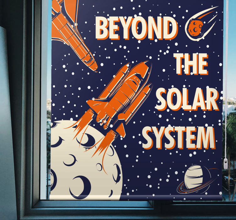 Rollo Fenster Gamer weltraumerkundungsabenteuer - TenStickers