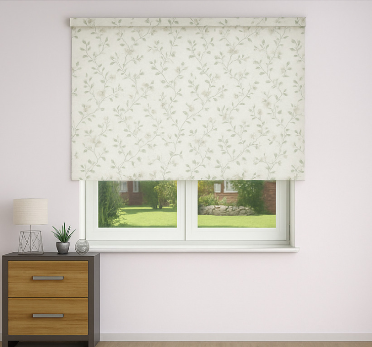 Rollo Fenster Hochzeit zierliche vintage-blumen - TenStickers