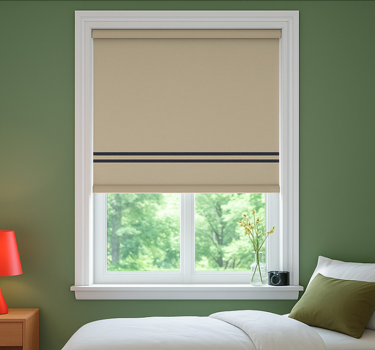 Rollo Fenster Jugendzimmer neutraler stoff - TenStickers