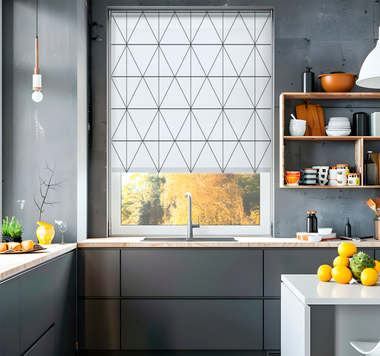 Rollo Fenster skandinavisch minimalistischer stil - TenStickers