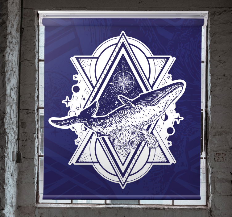 Rollo Fenster Tiere massive walsilhouette - TenStickers