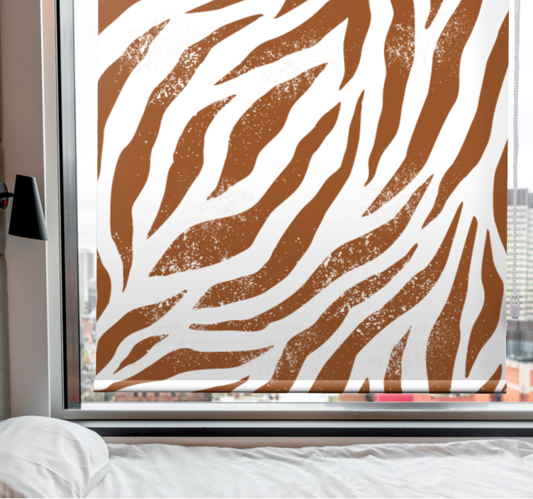 Rollo Fenster Tiermuster zebrastreifenmotiv - TenStickers