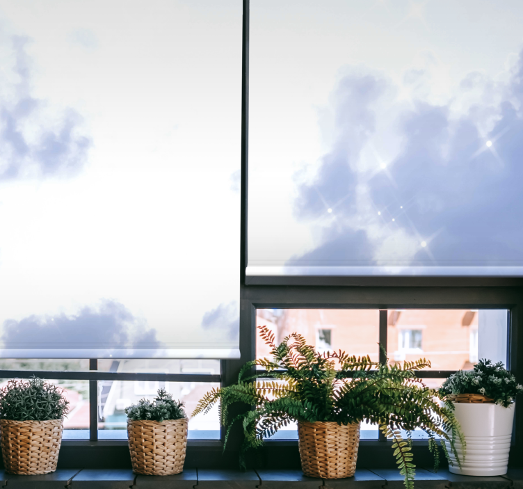 Moderne Rollo für Küchenfenster Wolken sanfter Himmel - TenStickers