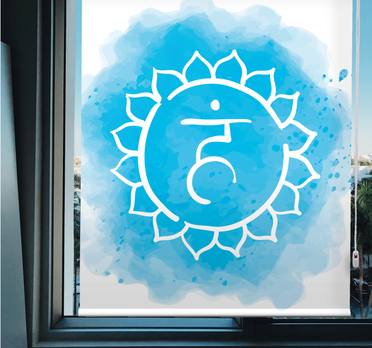 Rollo Fenster Zen chakra-symbol-design - TenStickers