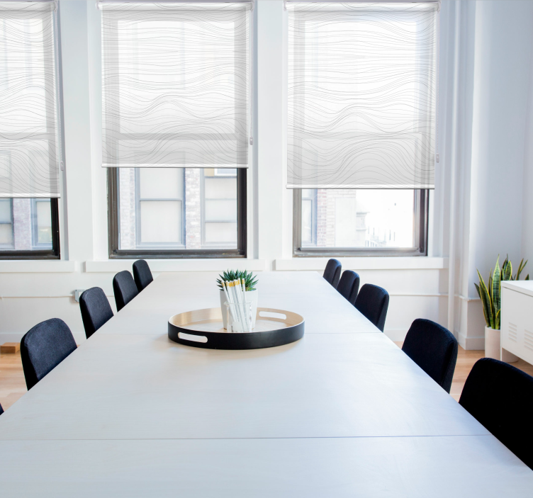 rollo elegante Wellen Design - TenStickers