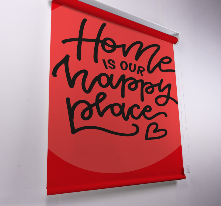 Wohnzimmer Rollos Niedlicher schwarzer text - TenStickers