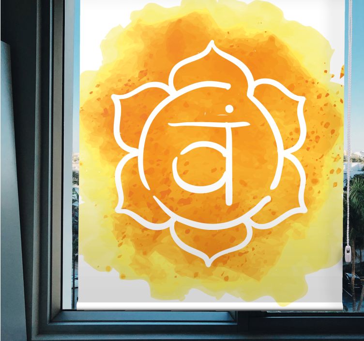 Weitere Fenster Rollos chakra-symbol-abbildung - TenStickers