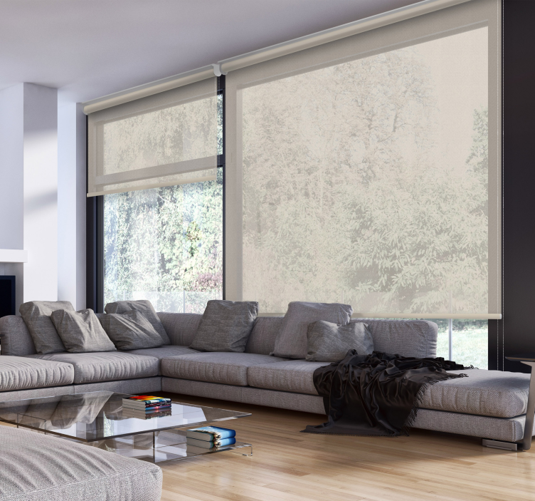 Wohnzimmer Rollos White Line Screen - TenStickers