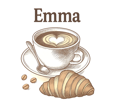 Rollo für Küche personalisiertes kaffeedesign - TenStickers