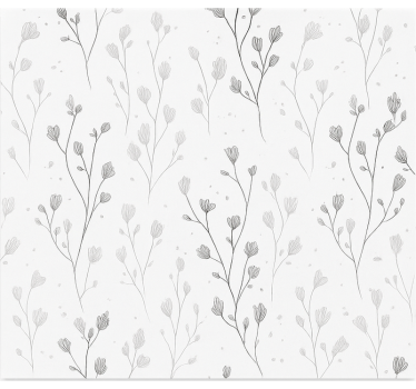 Rollo Wohnzimmer minimalistische botanische zweige - TenStickers