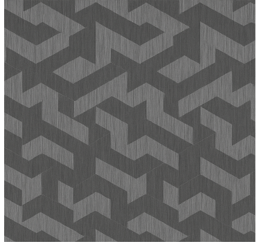 Rollo Fenster Jugendzimmer geometrische dunkle formen - TenStickers
