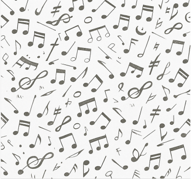 Rollo Fenster Jugendzimmer musiknoten-muster - TenStickers