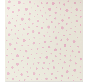 Rollo Fenster Jugendzimmer rosa elegante punkte - TenStickers