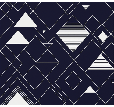 Rollo Fenster Jugendzimmer marine geometrie - TenStickers