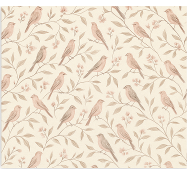 Rollo Fenster Jugendzimmer vintage-vogelpfad - TenStickers
