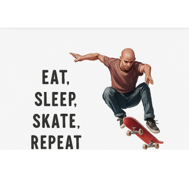 Rollo Fenster Jugendzimmer skateboard-druck - TenStickers