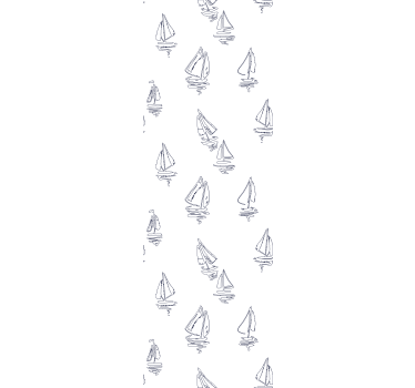 Rollo fenster kinderzimmer segelboot skizze - TenStickers