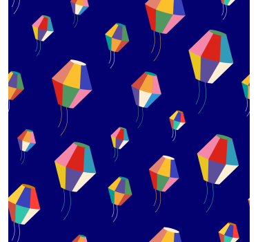 Rollo fenster kinderzimmer heißluftballons - TenStickers