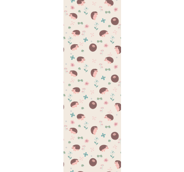 Rollo fenster kinderzimmer igel kollektion - TenStickers