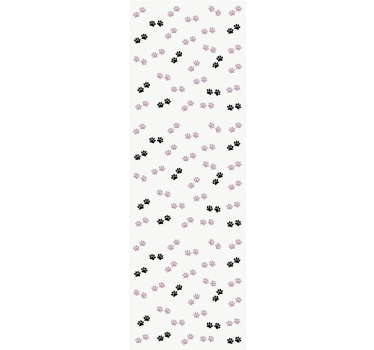 Rollo fenster kinderzimmer mit katzenpfoten-muster - TenStickers