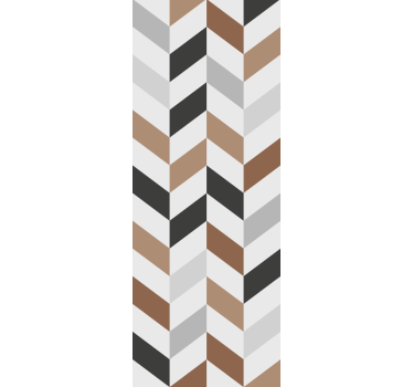 Rollo fenster jugendzimmer mit abstraktem chevron-muster - TenStickers