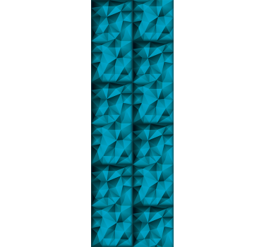 Rollo fenster jugendzimmer blaue tiefen 3d muster - TenStickers